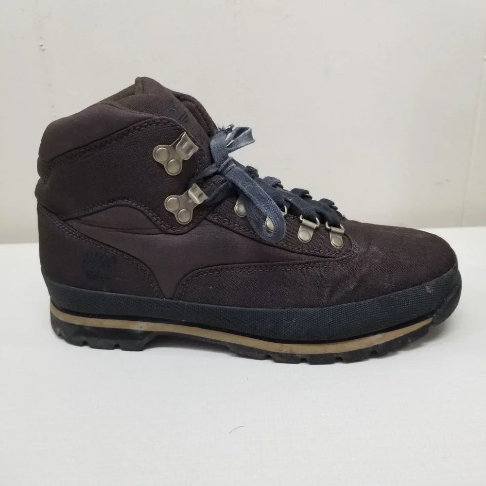 Timberland 9.5 Brown‎ High Top Boots Chunky Grunge Hiking Work